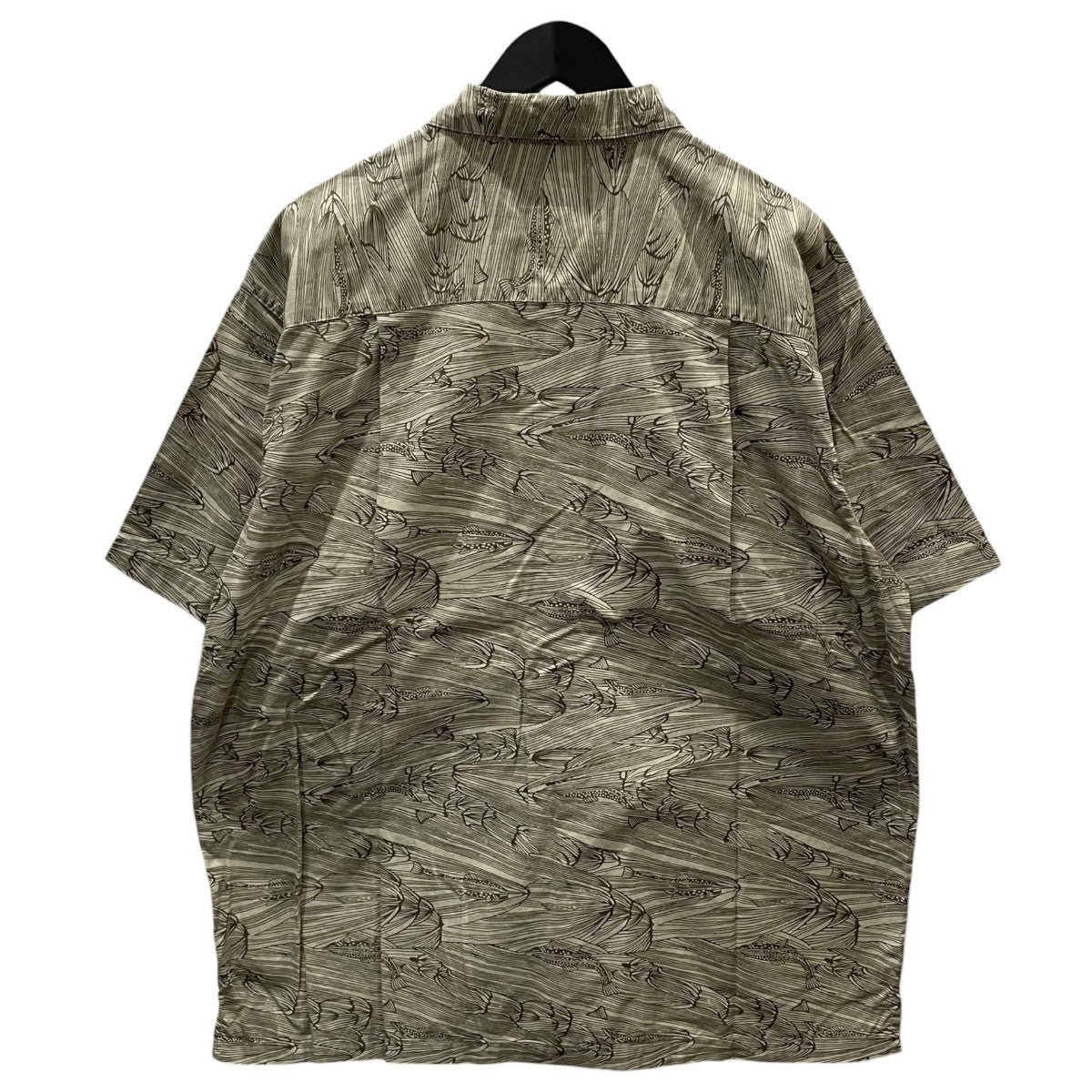 2003 フィッシュ柄オープンカラー半袖シャツ A／C Shirt エアーコンディショニングシャツ 53304