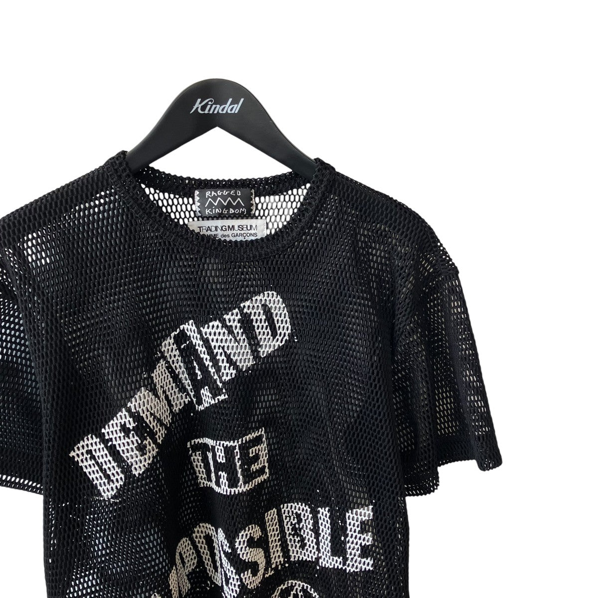 COMME des GARCONS メッシュTシャツLL-T206 古着・中古-3枚目のアイテム画像