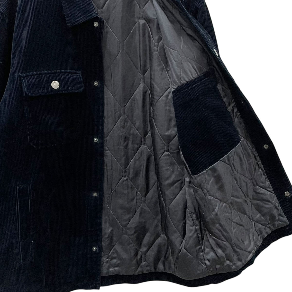 A．P．C．(アーペーセー) 中綿コーデュロイジャケット ネイビー サイズ