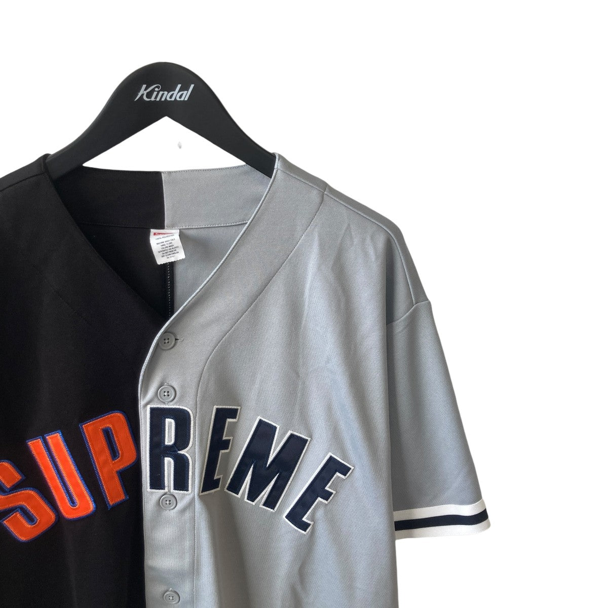 Supreme Don't Hate Baseball Jerseyベースボールシャツ ブラック