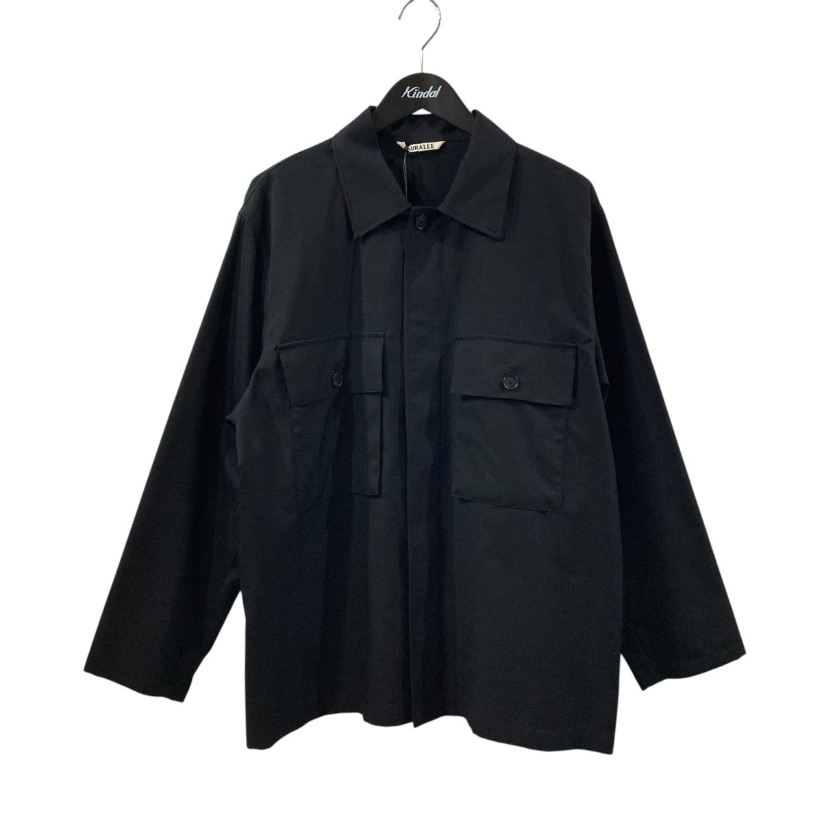 【完売品】AURALEE 長袖シャツ 25SS AURALEE(オーラリー) 25SSWOOL HERRINGBONE OVER SHIRT長袖