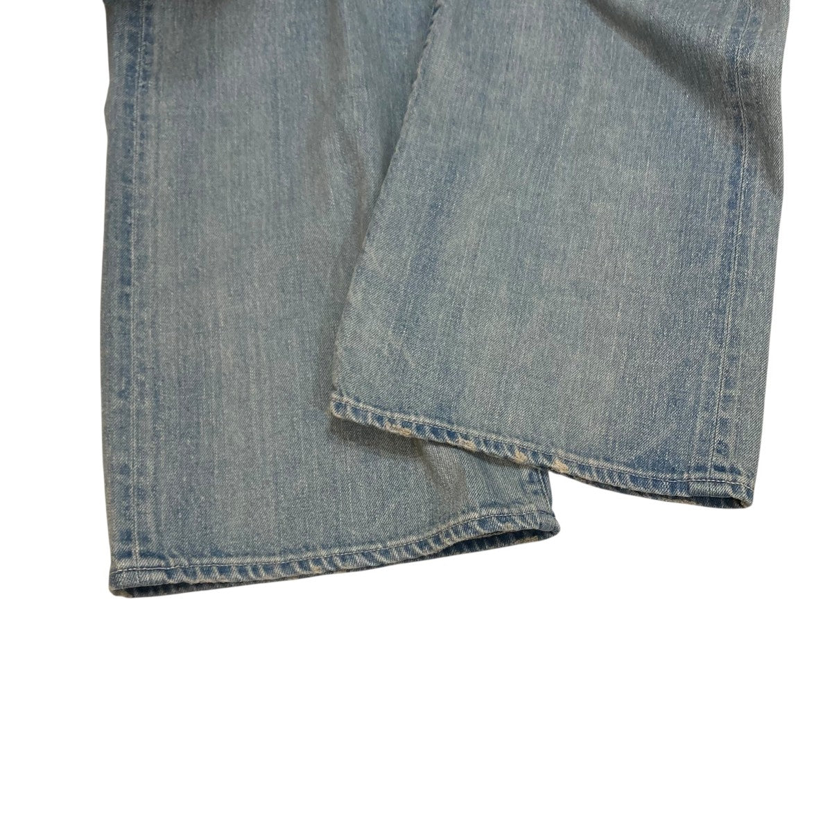 AURALEE(オーラリー) SELVEDGE FADED LIGHT DENIM PANTSデニム