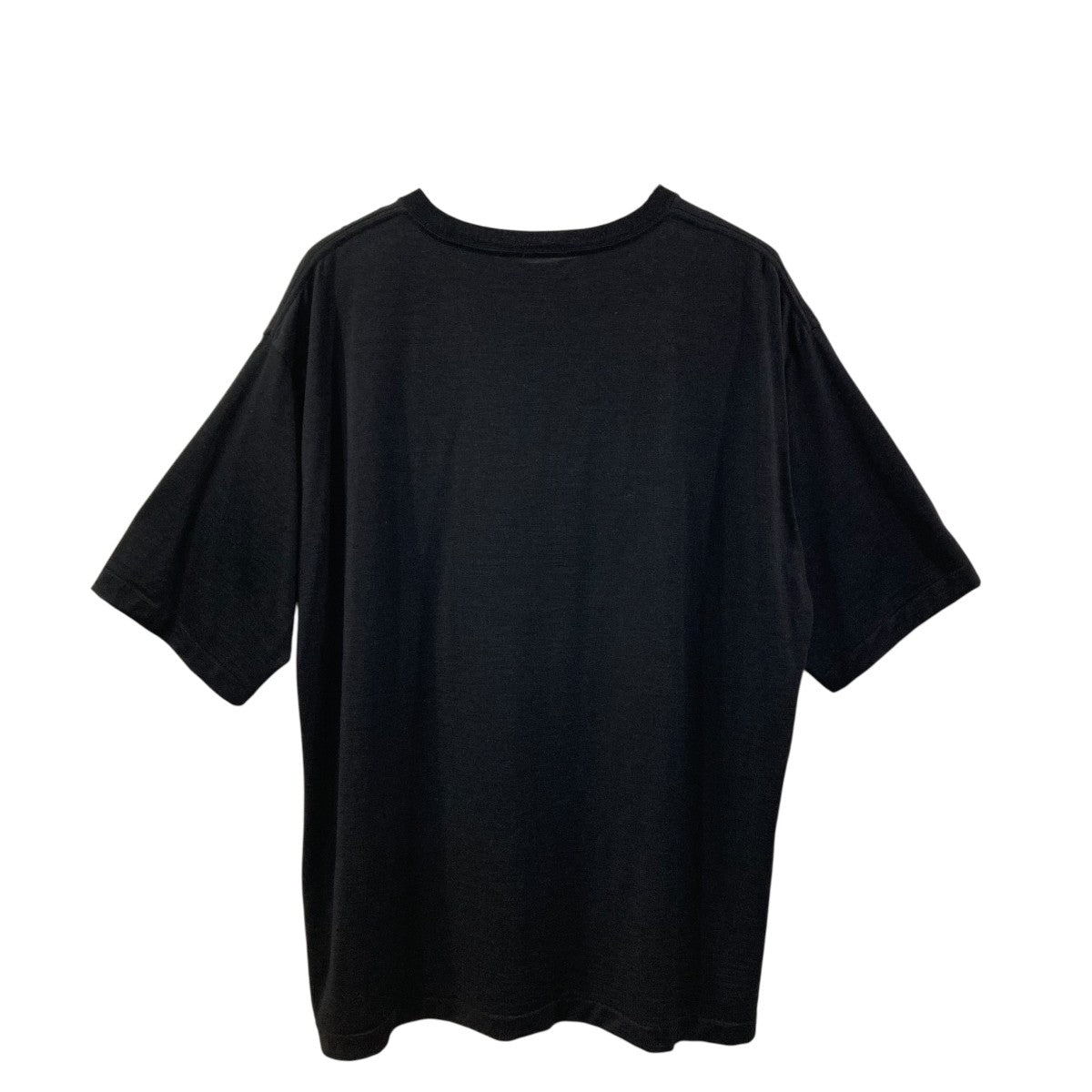 COMOLI サマーウール 半袖Tシャツ B01-05016 B01-05016 ブラック