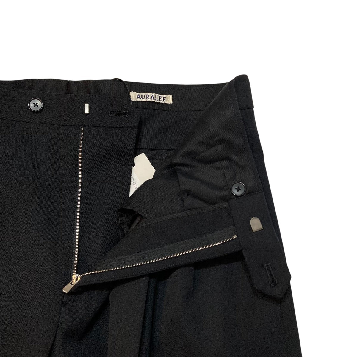 AURALEE(オーラリー) LIGHT WOOL MAX GABARDINE TWO-TUCK SLACKS