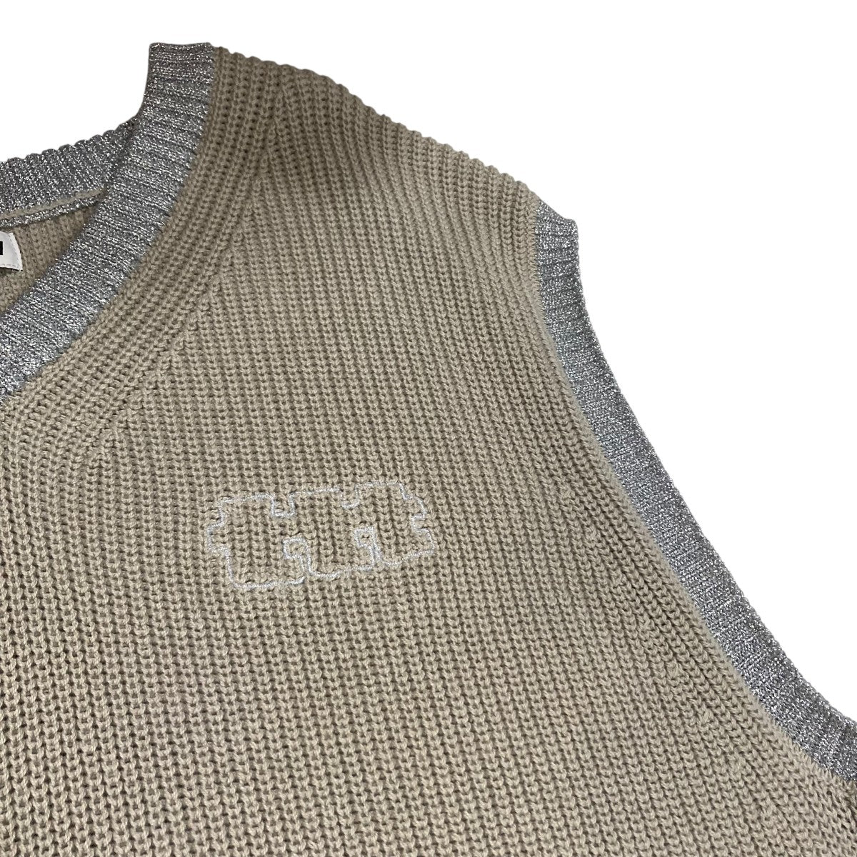 TTT MSW(ティーモダンストリートウエア) Lame knit vestベストTTT