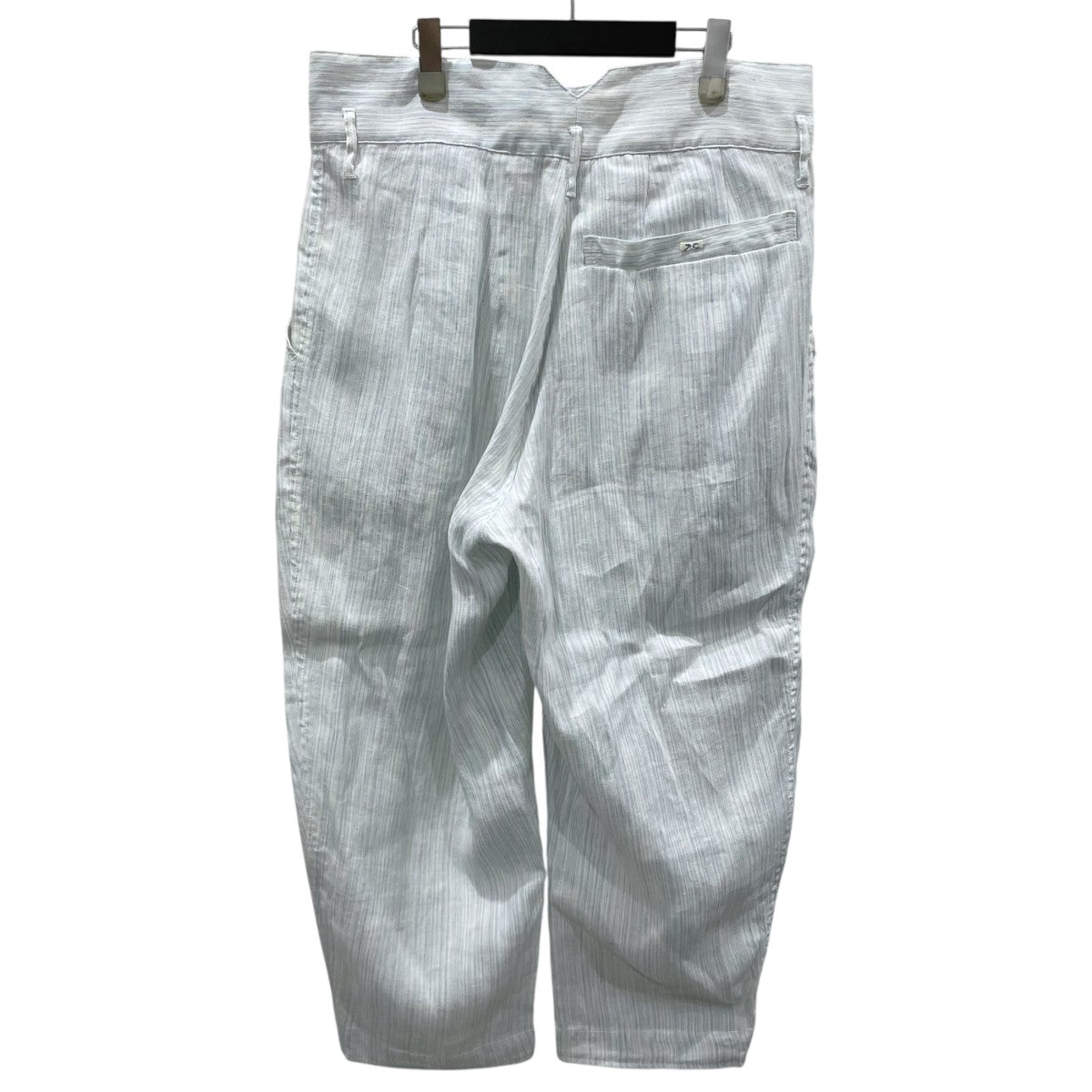 ストライプ柄リネンパンツ LINEN STRIPE CLASSIC THREE PIECE PANTS リネンストライプクラシックスリーピースパンツ