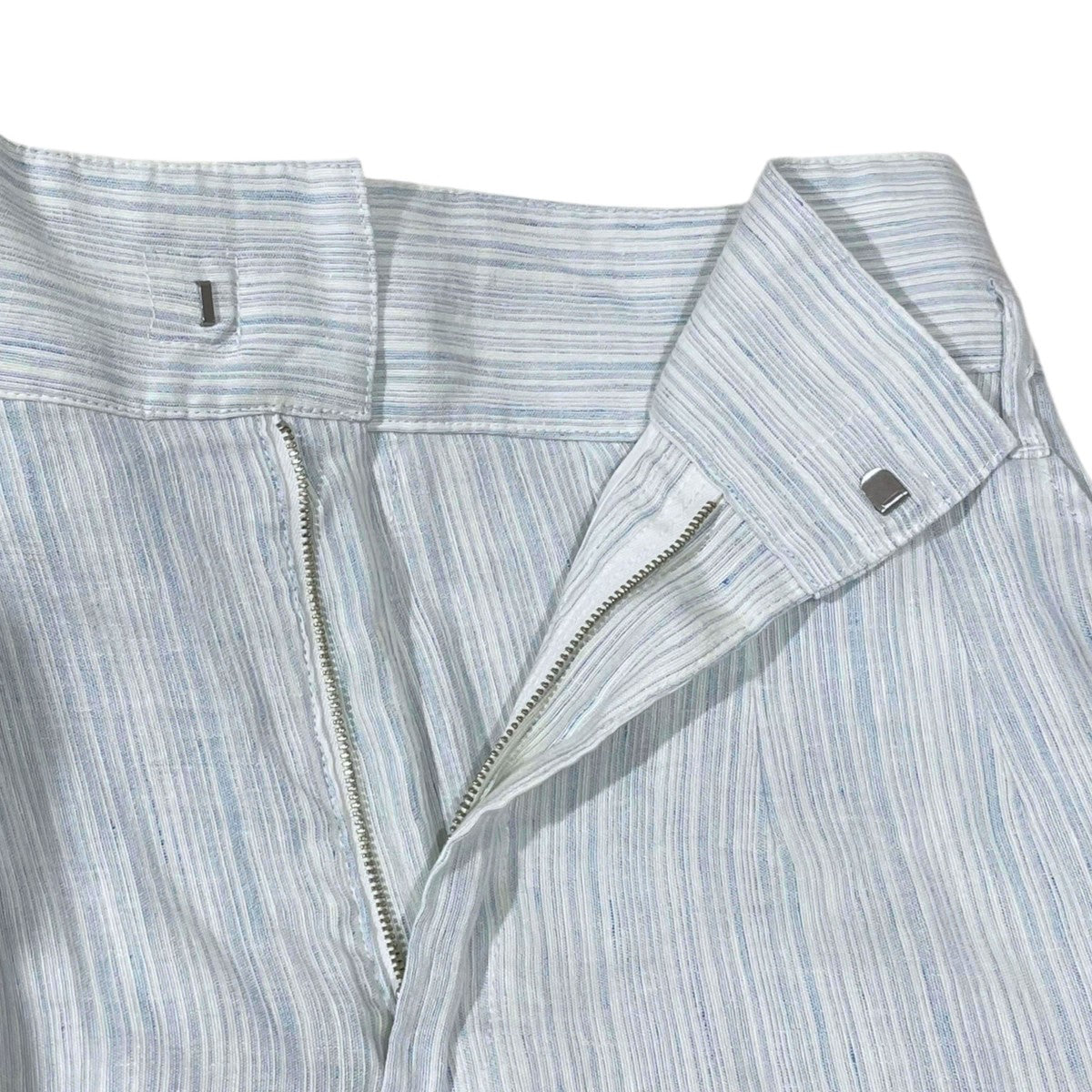 ストライプ柄リネンパンツ LINEN STRIPE CLASSIC THREE PIECE PANTS リネンストライプクラシックスリーピースパンツ
