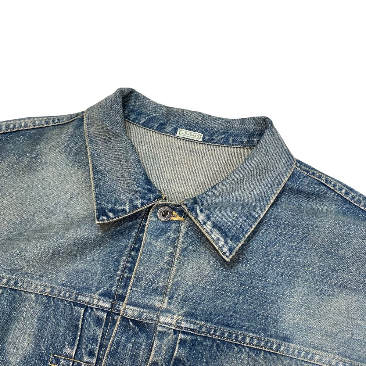 [新品] A.PRESSE 25aw サイズ46 アプレッセ デニムジャケット 未使用 25AW アプレッセ A PRESSE 1st Type Denim Jacket デニム