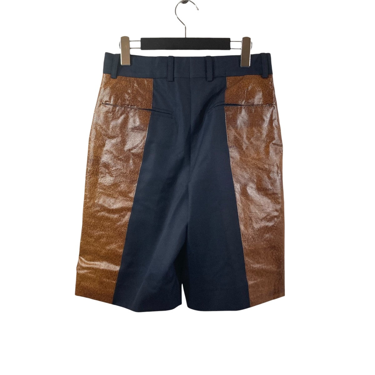 Panel shorts Navyハーフパンツ