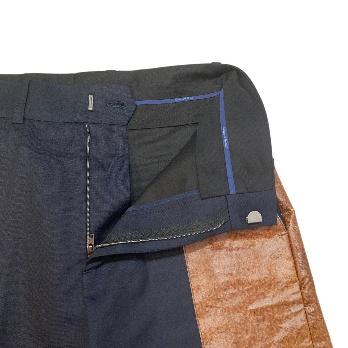 Panel shorts Navyハーフパンツ