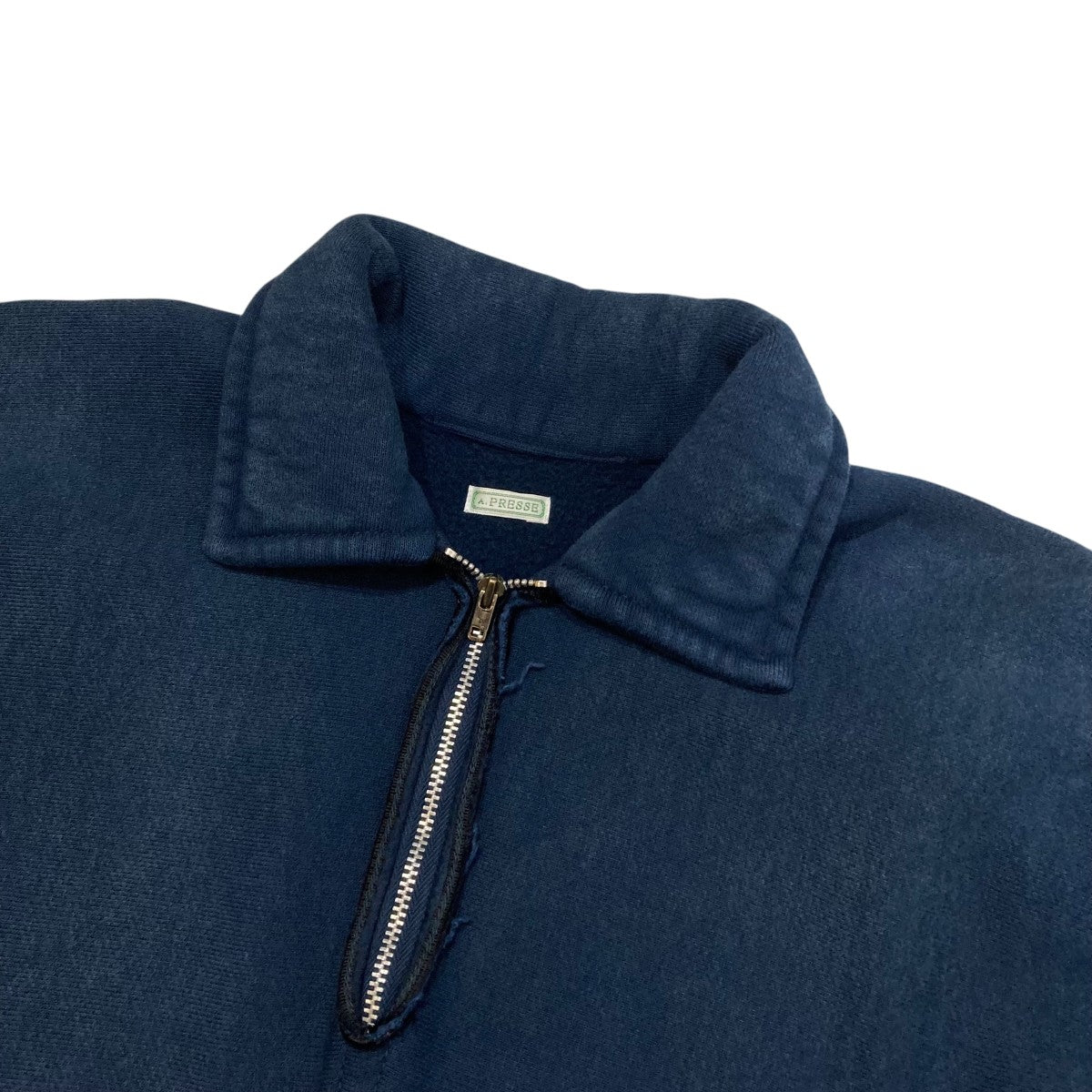 A.PRESSE 24SS Vintage Half Zip スウェットシャツ A.PRESSE - アプレッセ24SS Vintage Half Zip Sweat shirt(24SAP