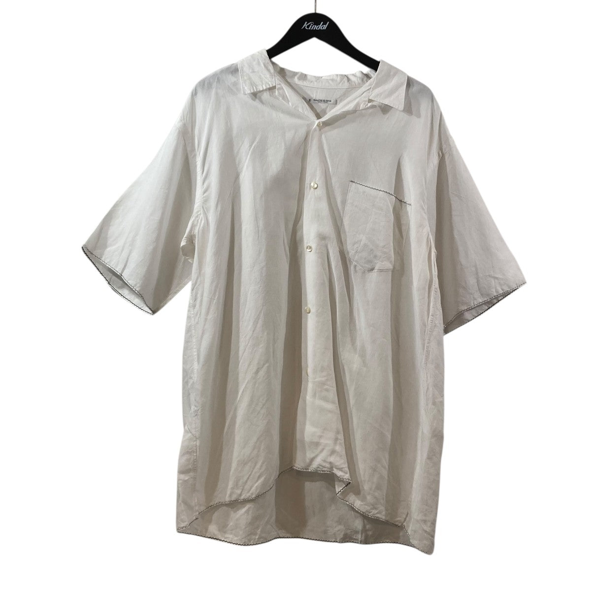 MAATEE＆SONS 超高密度HEMP 折って折ってハンカチーフ半袖シャツ半袖TシャツMT5103-0612A 古着・中古-1枚目のアイテム画像