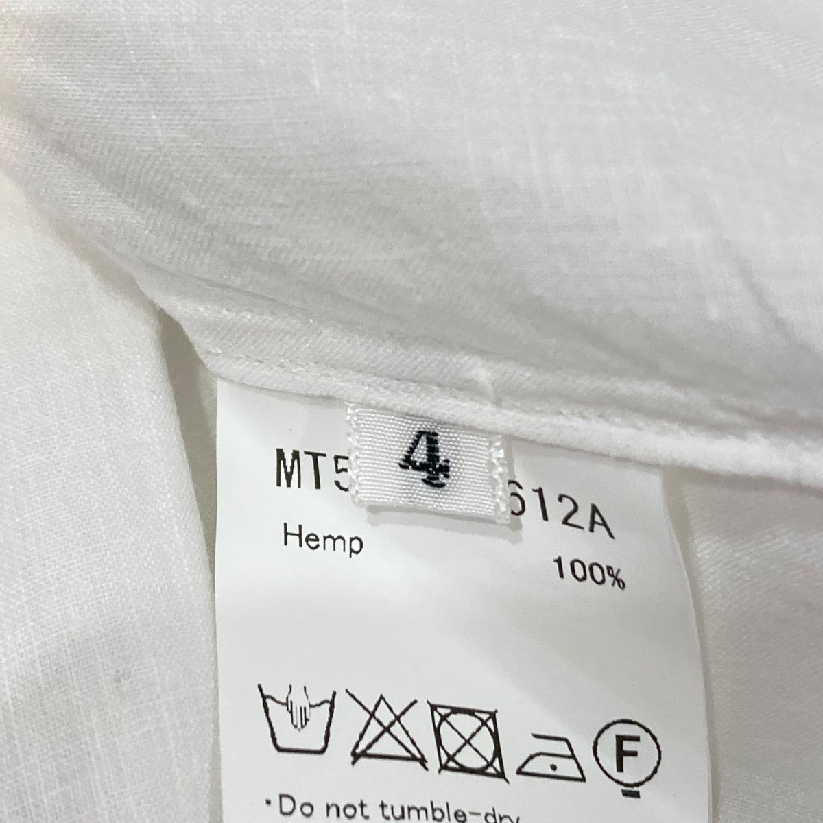 MAATEE＆SONS 超高密度HEMP 折って折ってハンカチーフ半袖シャツ半袖TシャツMT5103-0612A 古着・中古-7枚目のアイテム画像