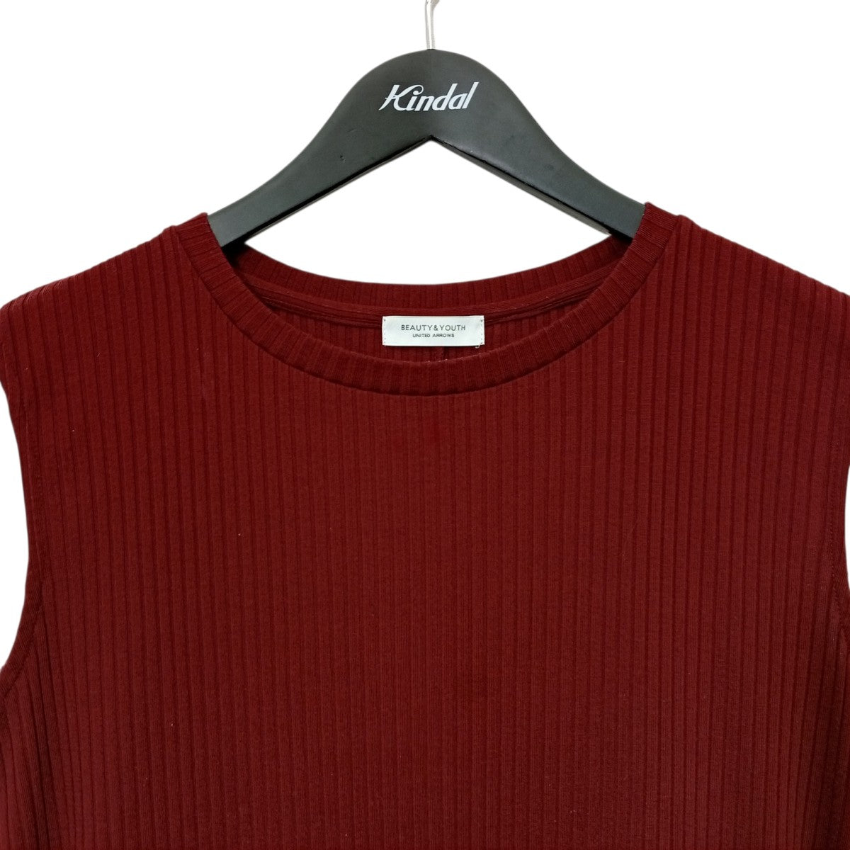 ユナイテッドアローズ　ノースリーブ　新品タグ付き H BEAUTY&YOUTH UNITED ARROWS タンクトップ ノースリーブ 「H」リブ