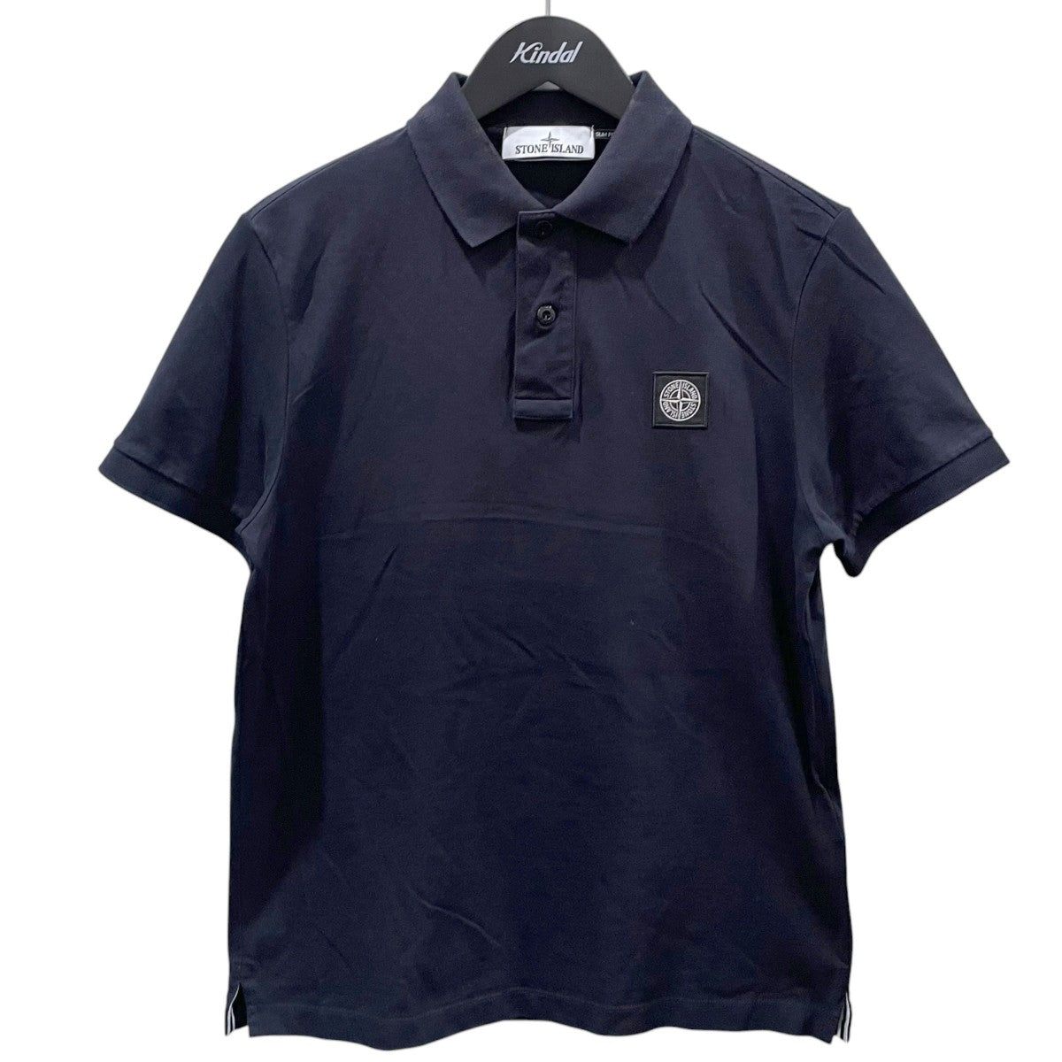 STONE ISLAND 24SS 半袖ポロシャツ Stretch Cotton Pique Polo Shirt ストレッチコットン ピケ ポロシャツ SLIM FIT スリムフィット 80152SC17 古着・中古-1枚目のアイテム画像