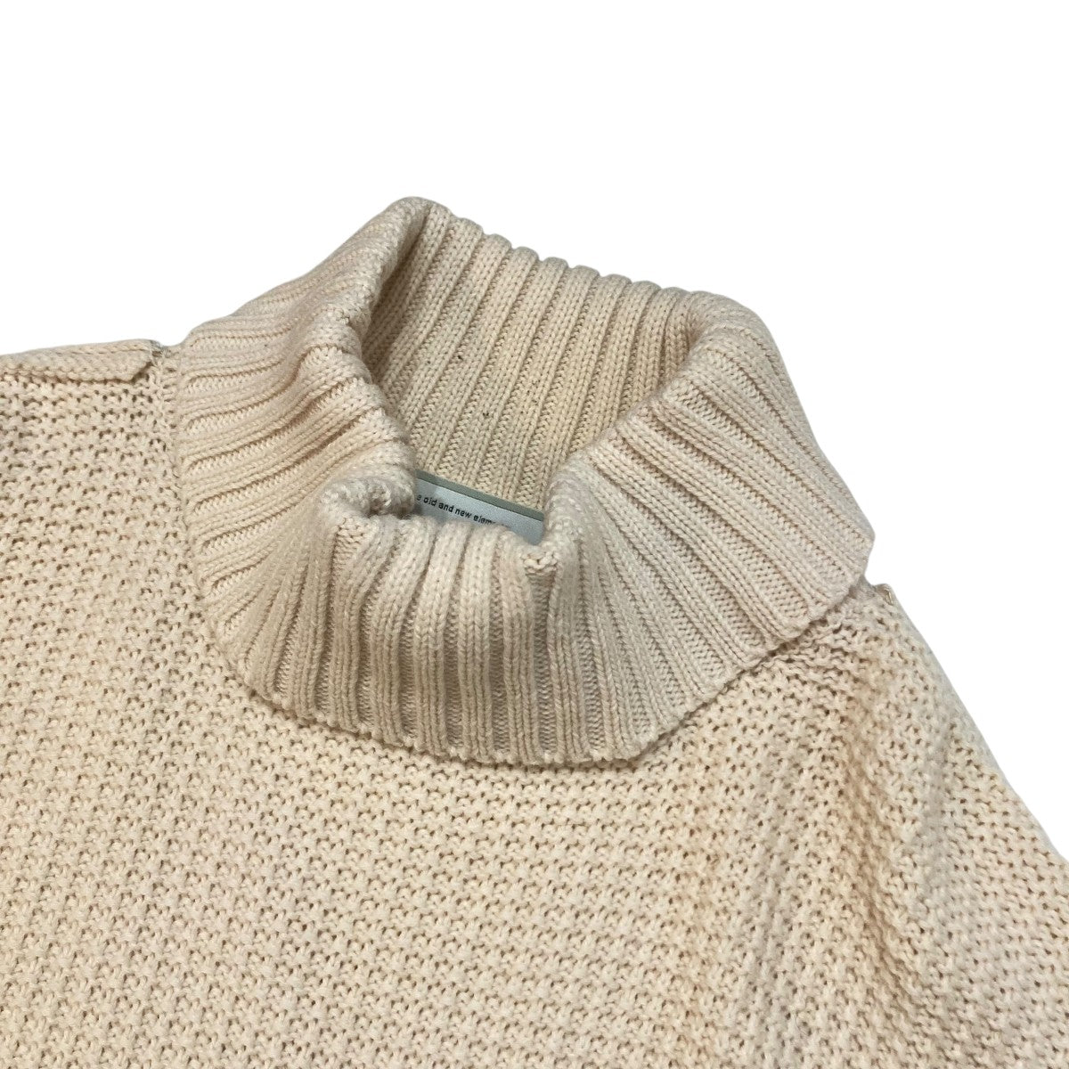OVERSIZED TURTLE NECK SWEATERタートルネックニットSV08-1217CU