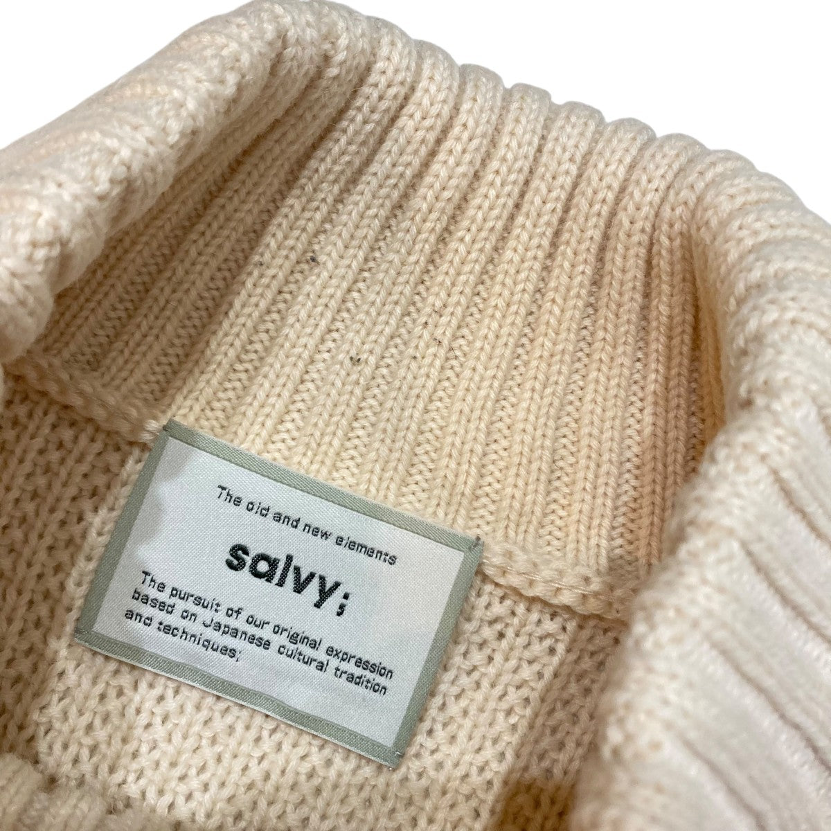 OVERSIZED TURTLE NECK SWEATERタートルネックニットSV08-1217CU