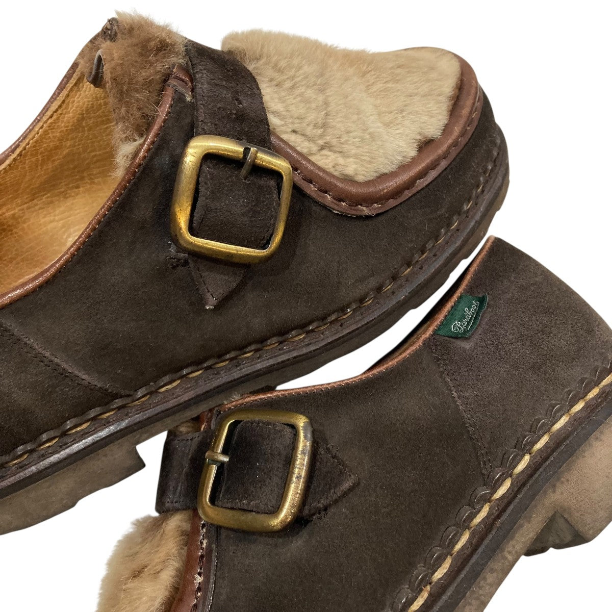 Paraboot Michael Blide モンクストラップ 39 MICHAEL BRIDE LAPIN / NOIR – Paraboot