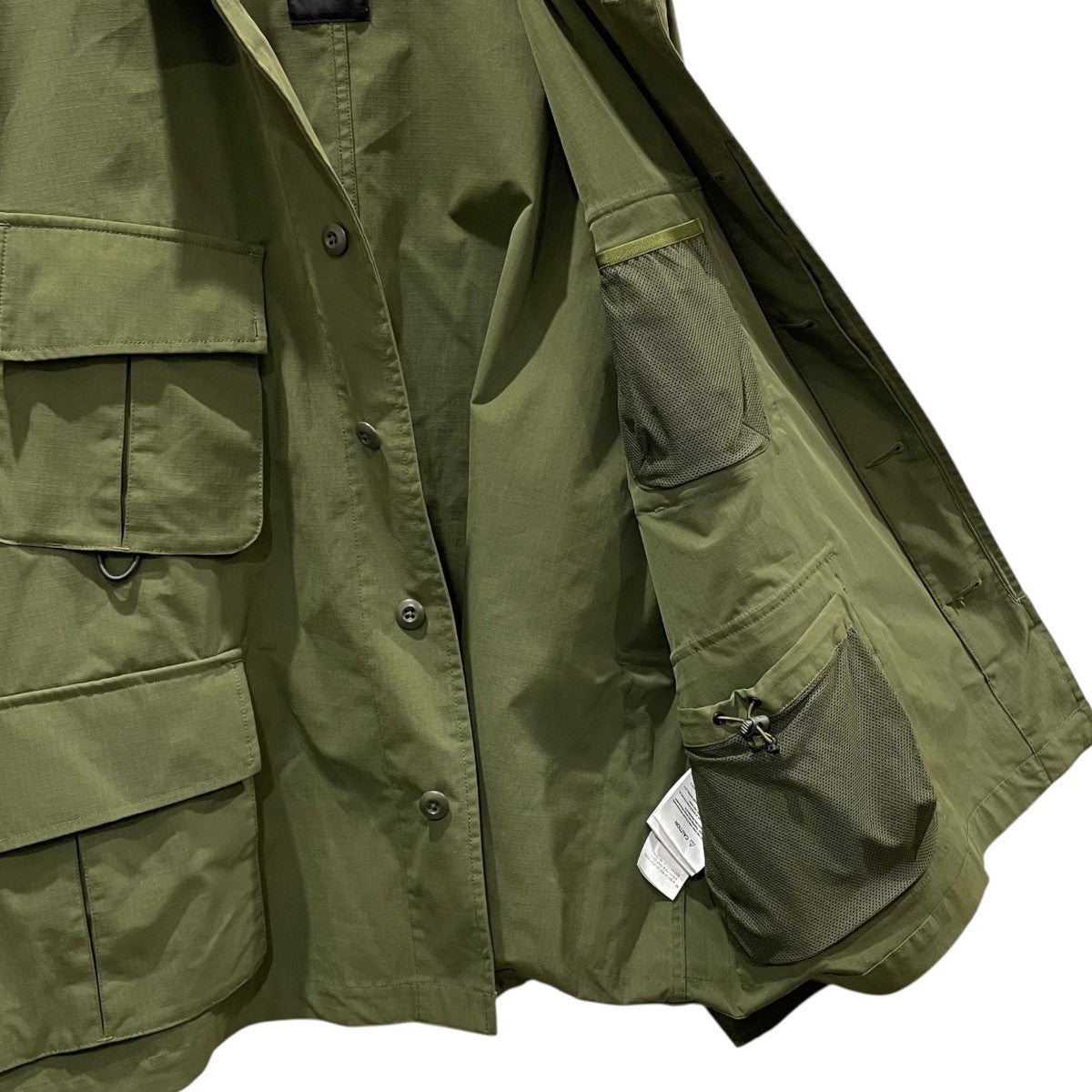 21AW リップストップミリタリージャケット TECH JUNGLE FATIGUE JACKET (RIP-STOP) テックジャングルファティーグジャケット BJ-26021W