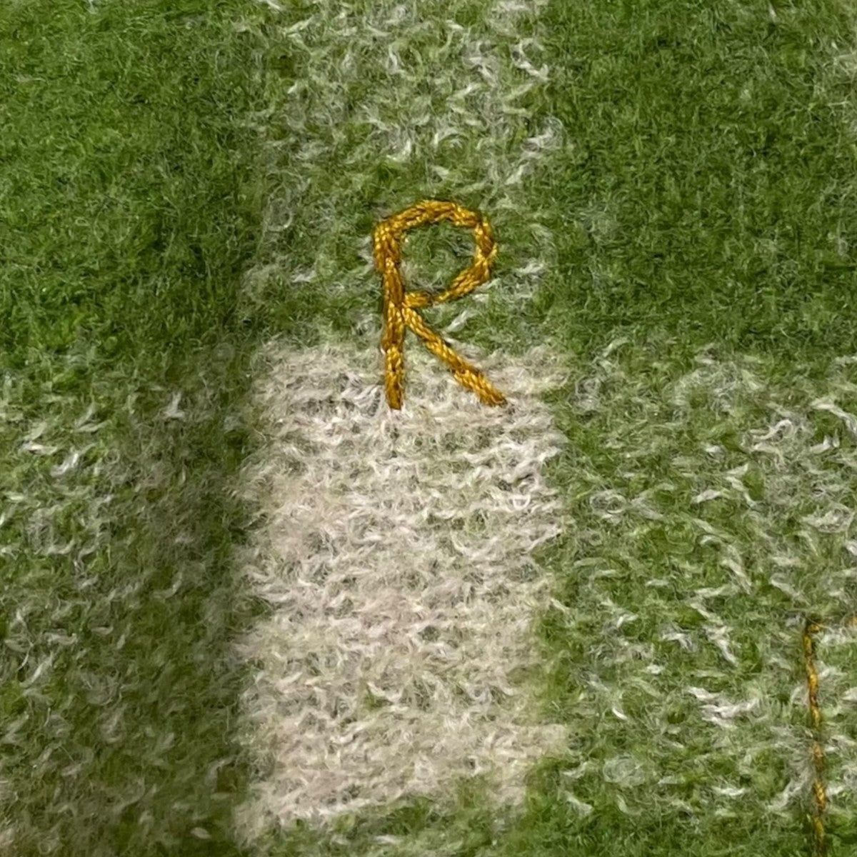 45R(フォーティファイブアール) 縮絨ギンガムジャカードのポンチョ