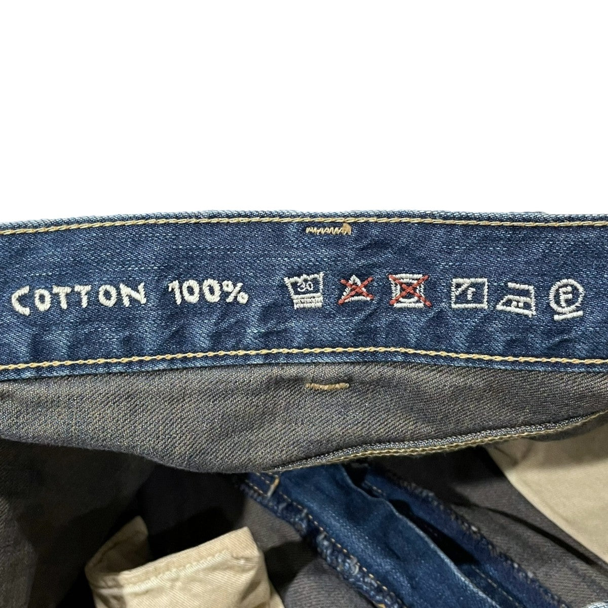 45R(フォーティファイブアール) デニムパンツ モンブラウンデニムの