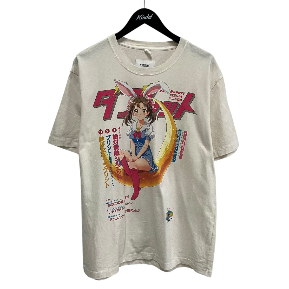 doublet(ダブレット) 25SSANIME PRINT T-SHIRT半袖Tシャツ25SS33CS370