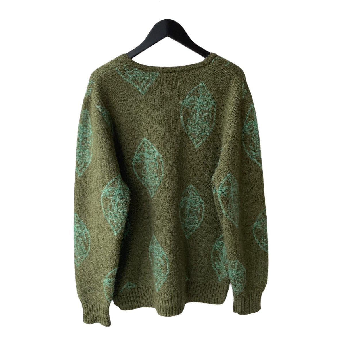 stussy(ステューシー) MOHAIR MASK CARDIGANカーディガン グリーン