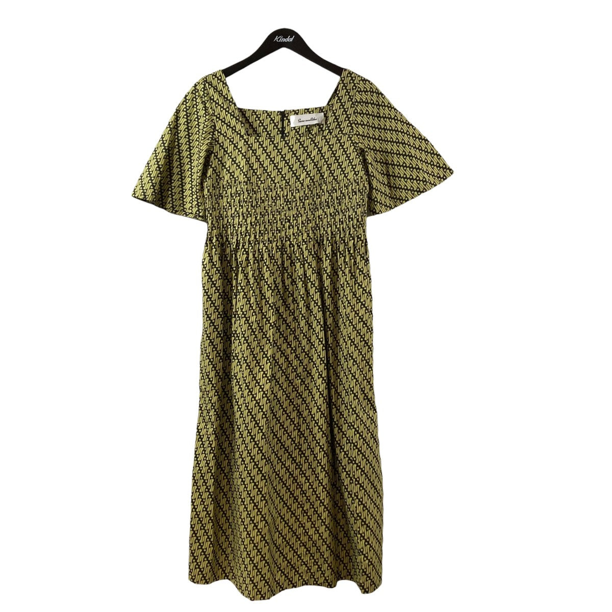 Geometric Pattern Sleeve Dress半袖ワンピース020441SK2