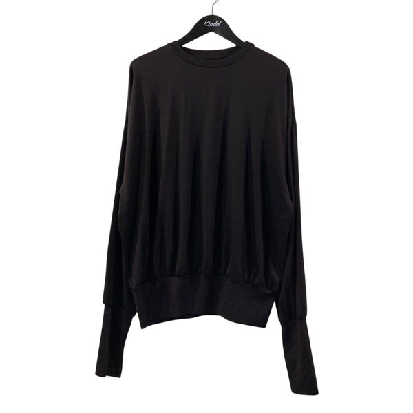 美品 barbell object ロングスリーブニット black 美品 barbell object ロングスリーブニット black