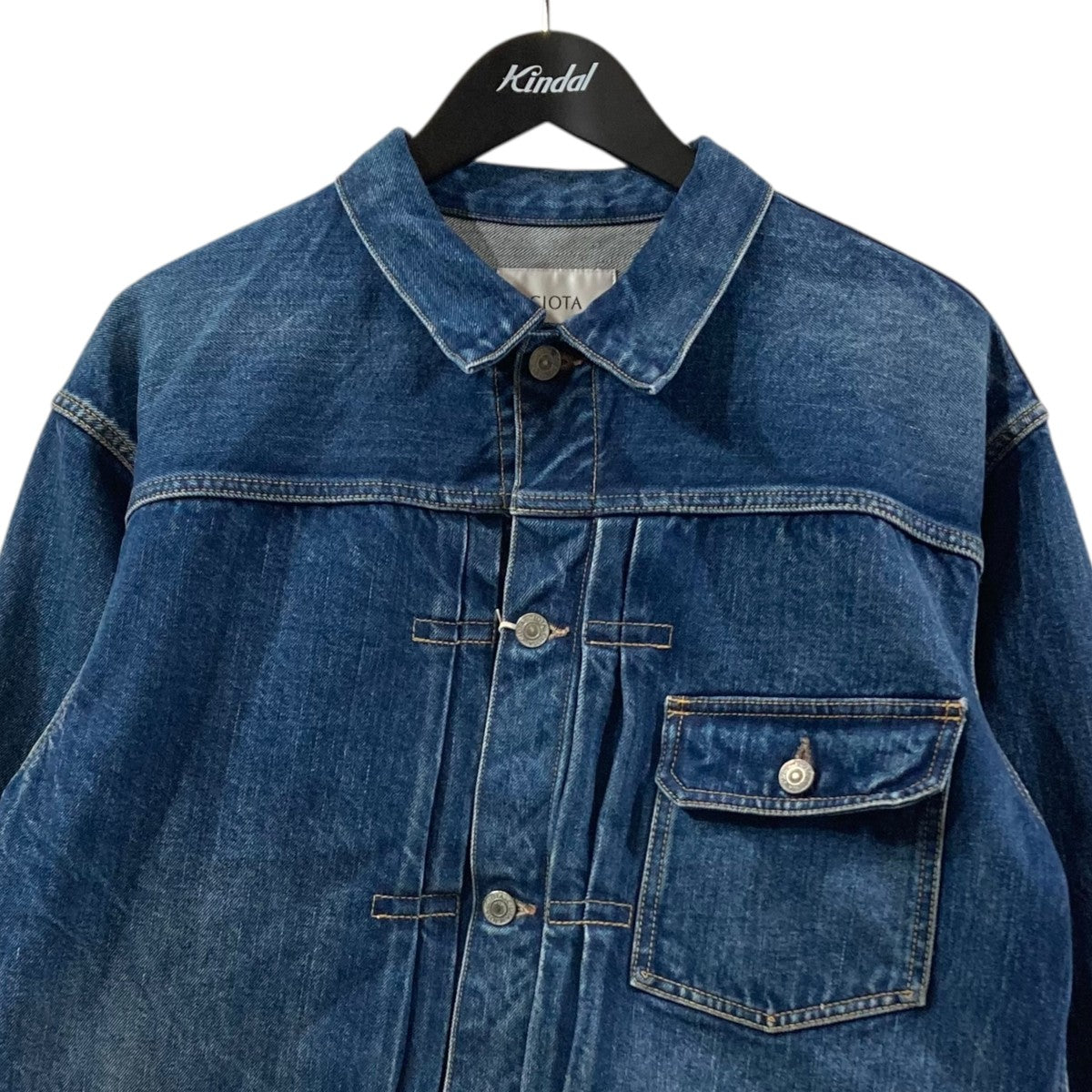 CIOTA デニムジャケット JKLM-106M サイズ44 CIOTA(シオタ) Single Pocket Denim JacketデニムジャケットJKLM