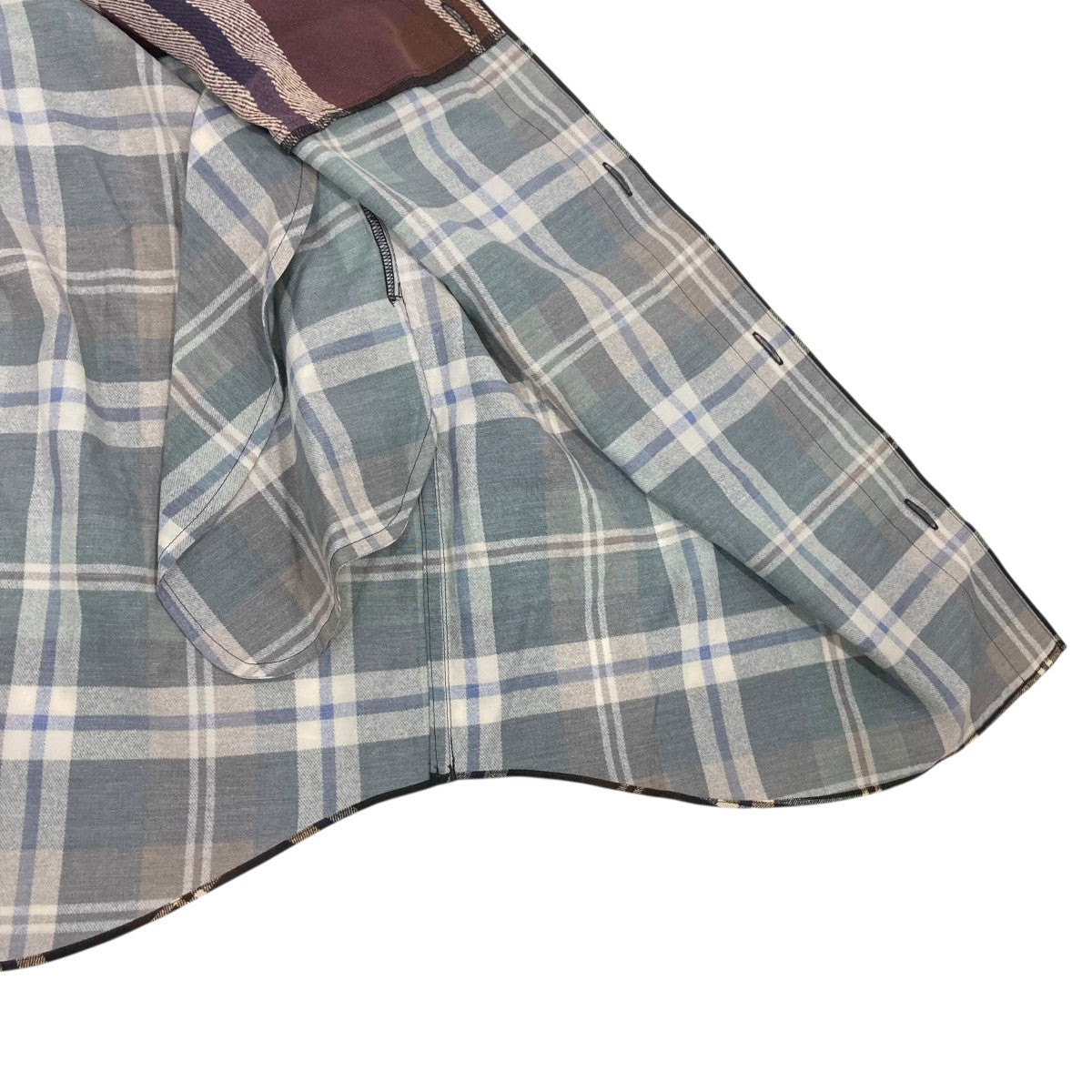 sacai Plaid Print Dressノースリーブワンピース25-07889 古着・中古-5枚目のアイテム画像