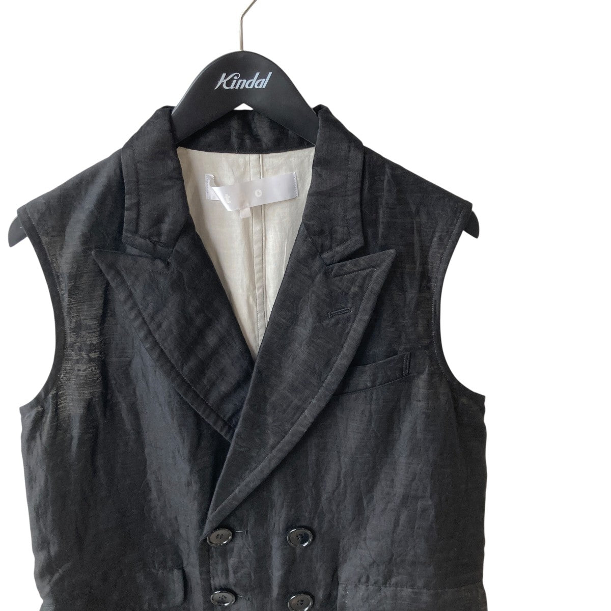 TAO COMME des GARCONS(タオコムデギャルソン) ジャガードロングジレTM