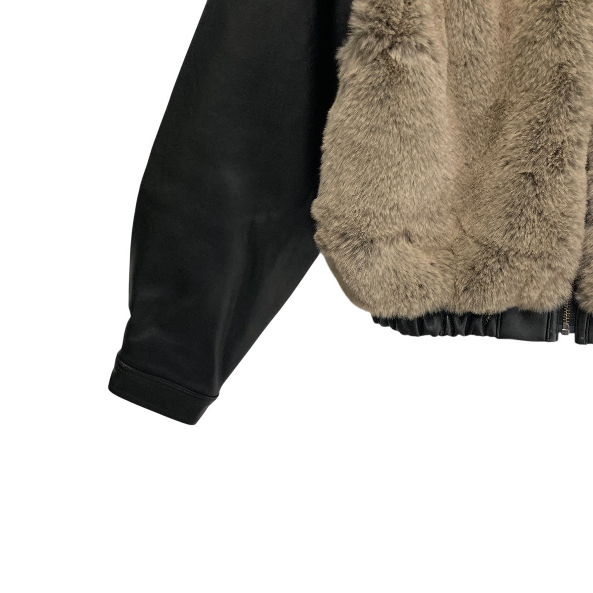 X-girl(エックスガール) FAUX FUR CONVERTIBLE JACKETレザージャケット