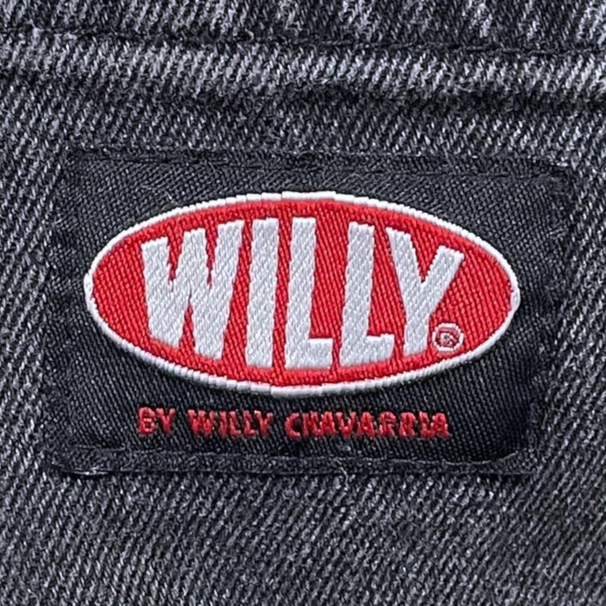 WILLY CHAVARRIA ウォッシュ加工デニムカーゴハーフパンツ CARGO SHORTS カーゴショーツ 古着・中古-5枚目のアイテム画像