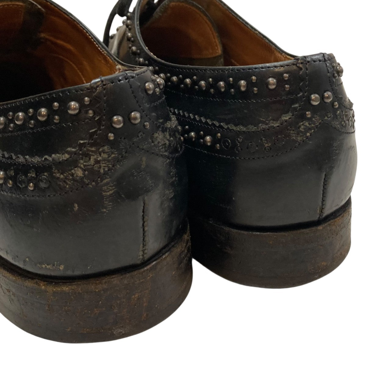 CHURCH'S(チャーチ) スタッズウィングチップシューズ ブラック｜【公式