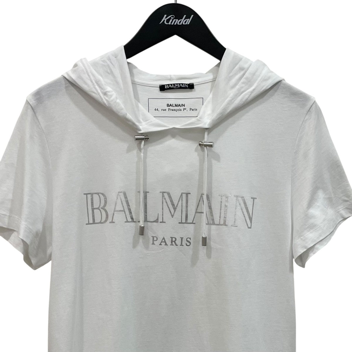 BALMAIN フード付TシャツRH1180I057 古着・中古-2枚目のアイテム画像