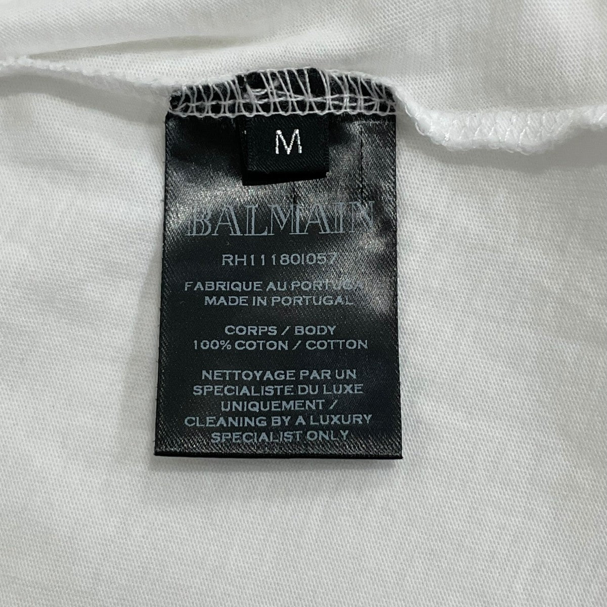 BALMAIN フード付TシャツRH1180I057 古着・中古-6枚目のアイテム画像