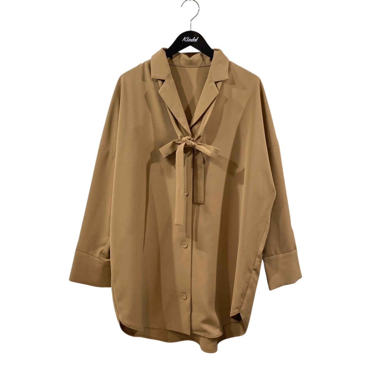 Long light round shirt長袖ブラウス460ISL30-1801-1