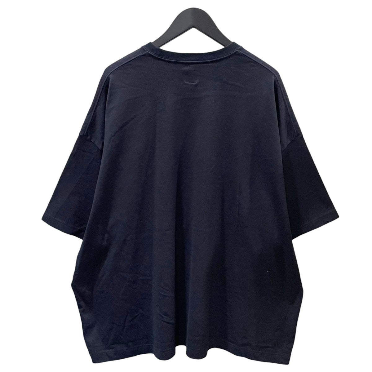 YES GOOD MARKET(YGM)×SEESEE 23SS × Stripes For Creative ロゴ刺繍ビッグシルエットTシャツ SUPER BIG FLAT TEE スーパービッグフラットティー YGM23-09-BSM35 古着・中古-2枚目のアイテム画像
