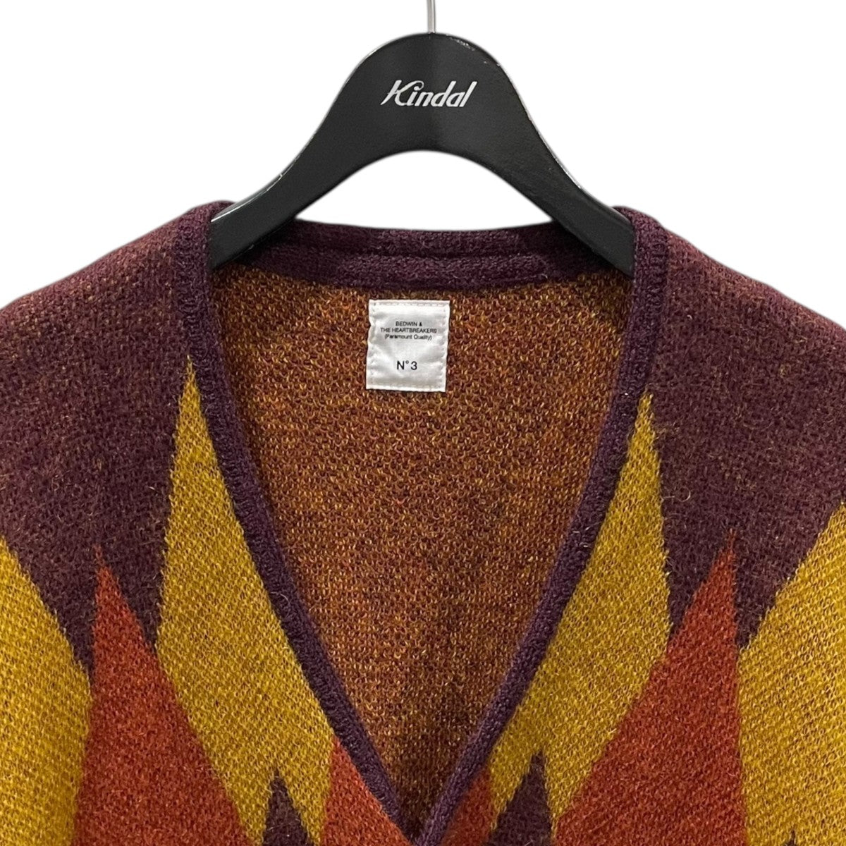 BEDWIN & THE HEARTBREAKERS カーディガン BEDWIN & THE HEARTBREAKERS L/S JACQUARD MOHAIR