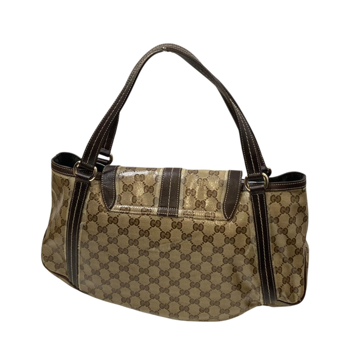 みずきちグッチ GG クリスタル コーティング ハンド トートバッグ