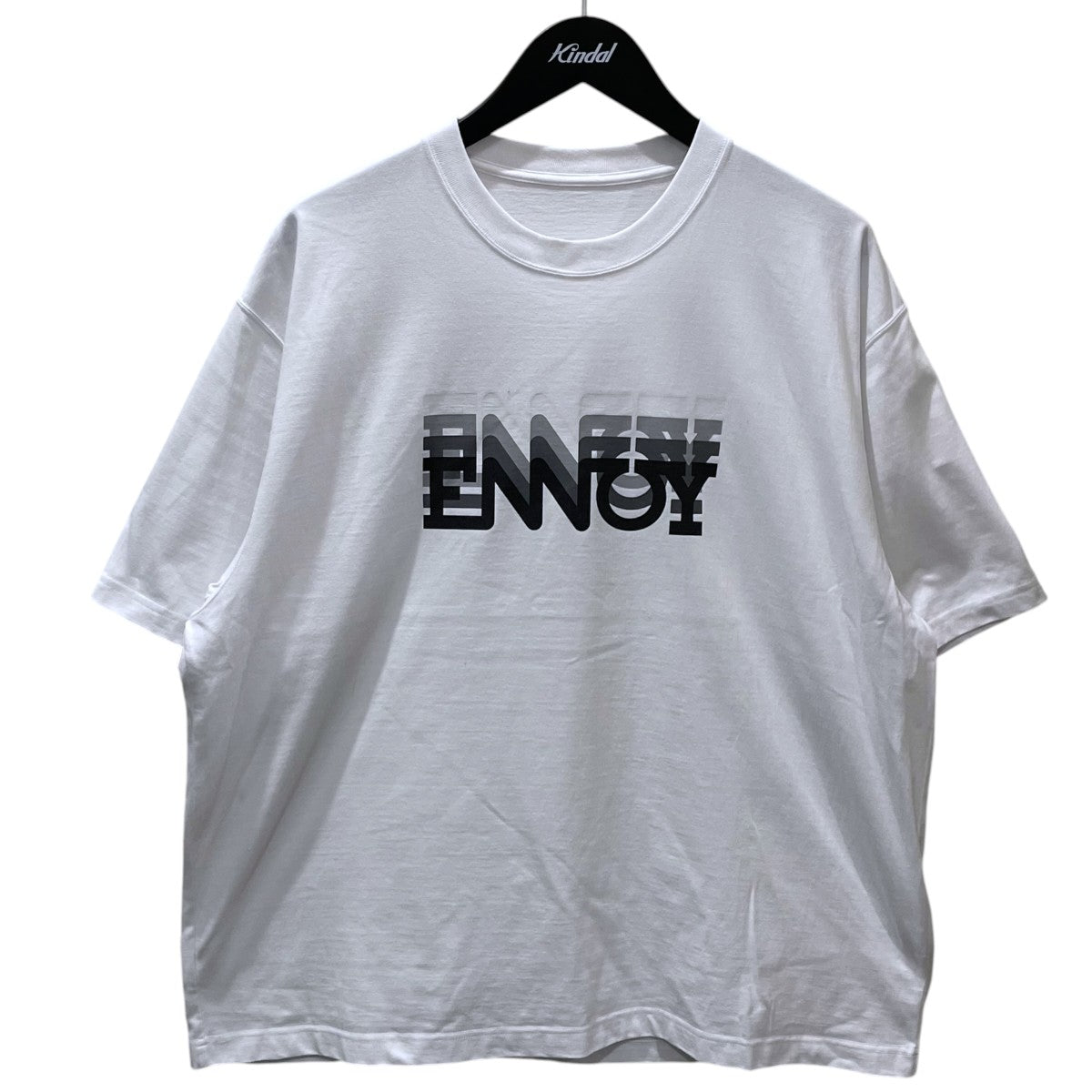 ENNOY 23SS ロゴプリントTシャツ Electric Logo Gradation T-Shirt エレクトリック ロゴ グラデーション ティーシャツ SS23BRENCT07NTL 古着・中古-1枚目のアイテム画像