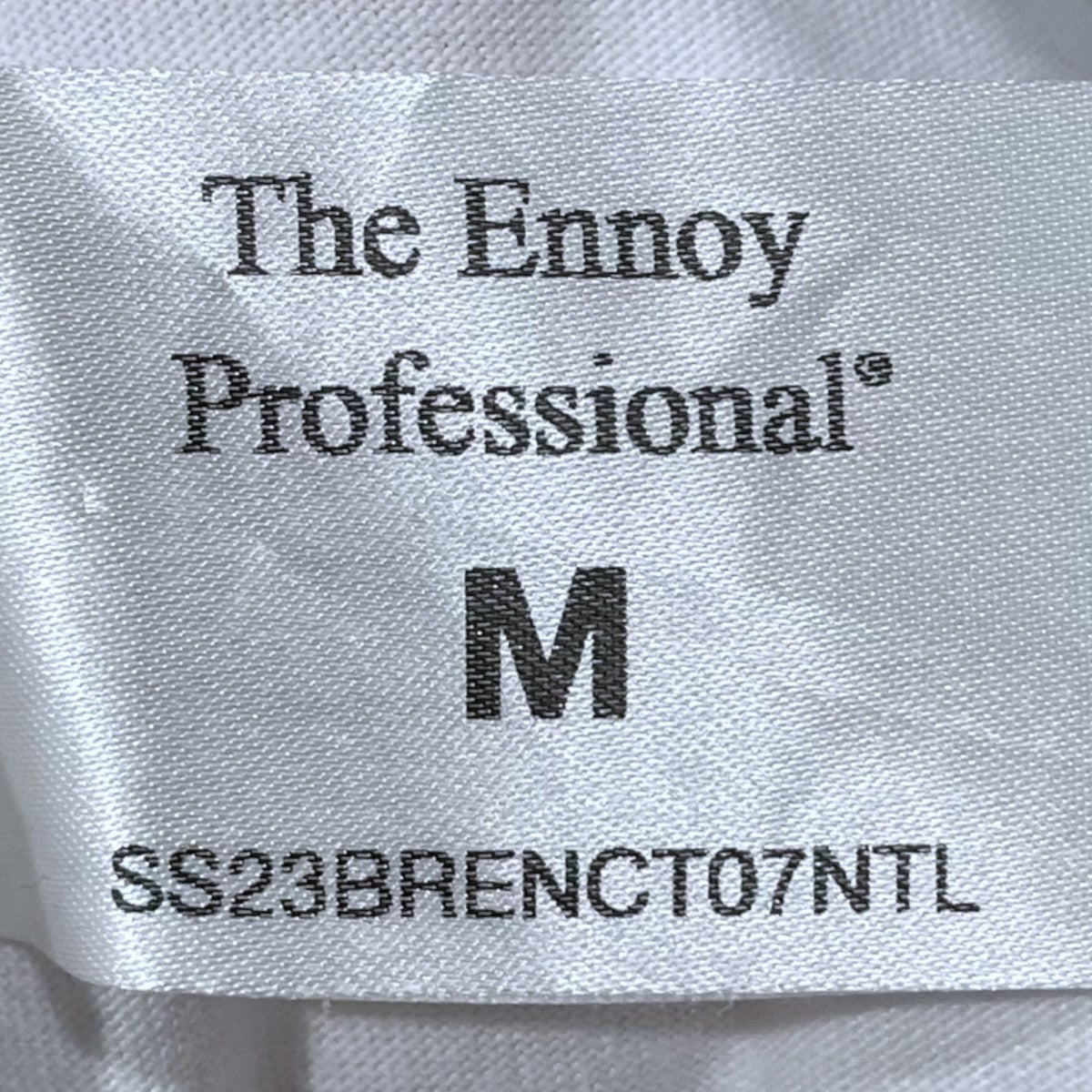 ENNOY 23SS ロゴプリントTシャツ Electric Logo Gradation T-Shirt エレクトリック ロゴ グラデーション ティーシャツ SS23BRENCT07NTL 古着・中古-4枚目のアイテム画像