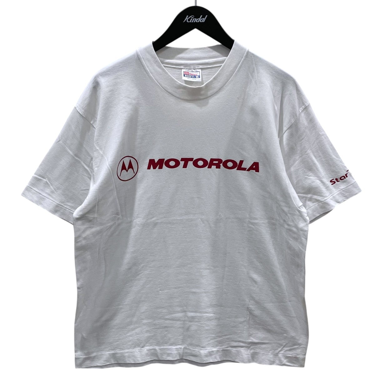 Hanes(ヘインズ) 90s プリントTシャツ MOTOROLA 企業Tシャツ BEEFY-T
