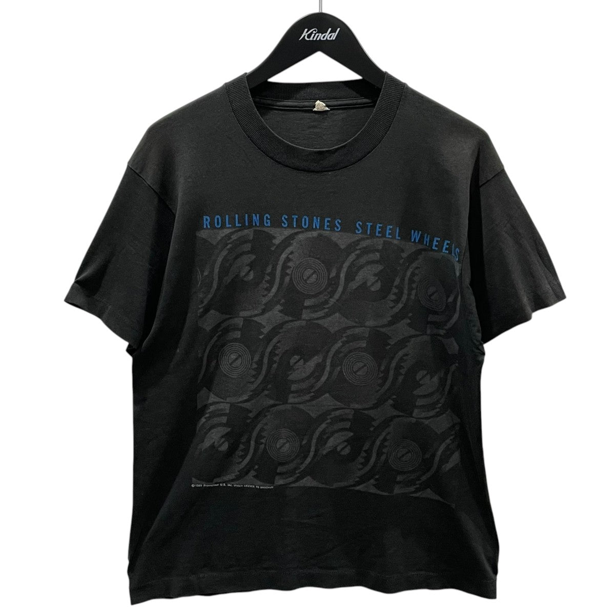 80s プリントTシャツ The Rolling Stones Steel Wheels North American Tour