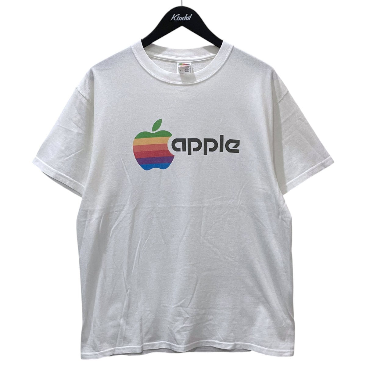 Hanes レインボーアップルロゴプリントTシャツ Apple Park限定 古着・中古-1枚目のアイテム画像