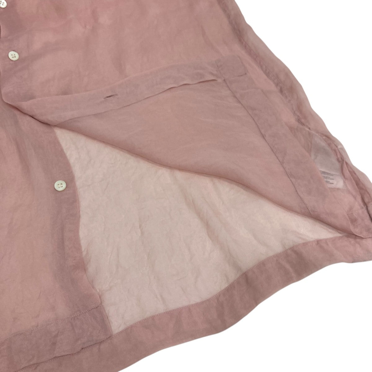 DRIES VAN NOTEN Silk Shirt半袖シャツ 古着・中古-5枚目のアイテム画像