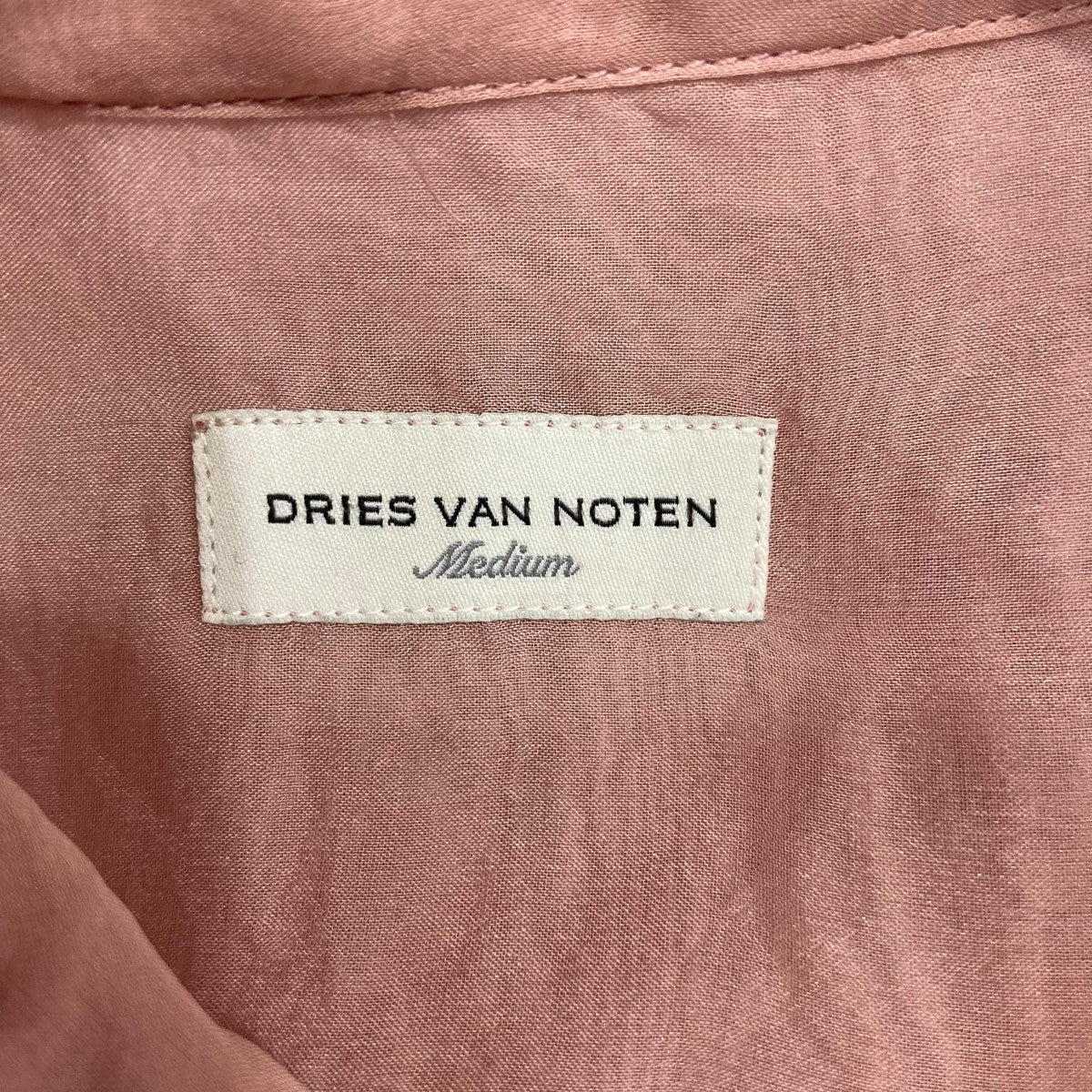 DRIES VAN NOTEN Silk Shirt半袖シャツ 古着・中古-6枚目のアイテム画像