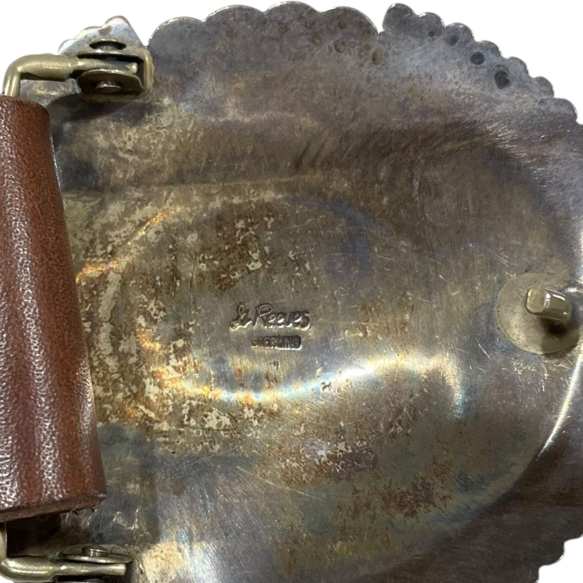しrバーターコイズバックス レザーベルト Gary Reeves ゲイリーリーブス ナバホ族