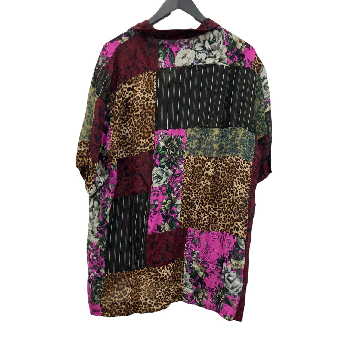 DRIES VAN NOTEN パッチワークプリント半袖シャツ 古着・中古-2枚目のアイテム画像